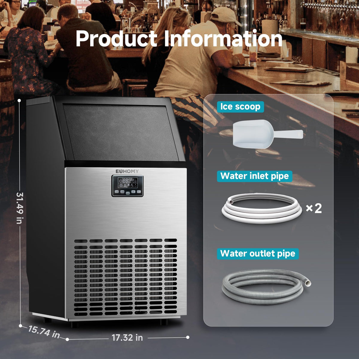 High-Capacity Ice Maker