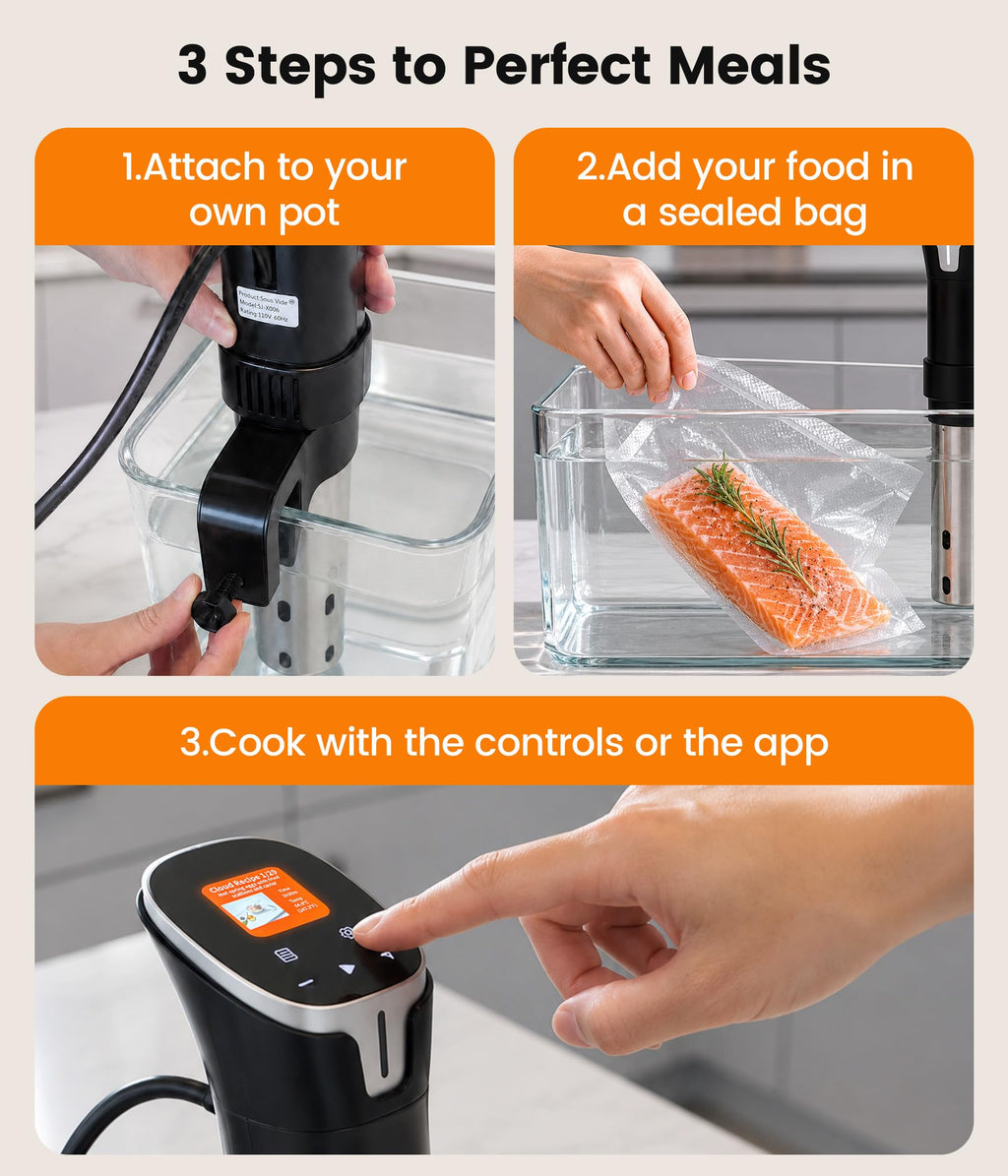 1100W Smart Sous Vide Cooker