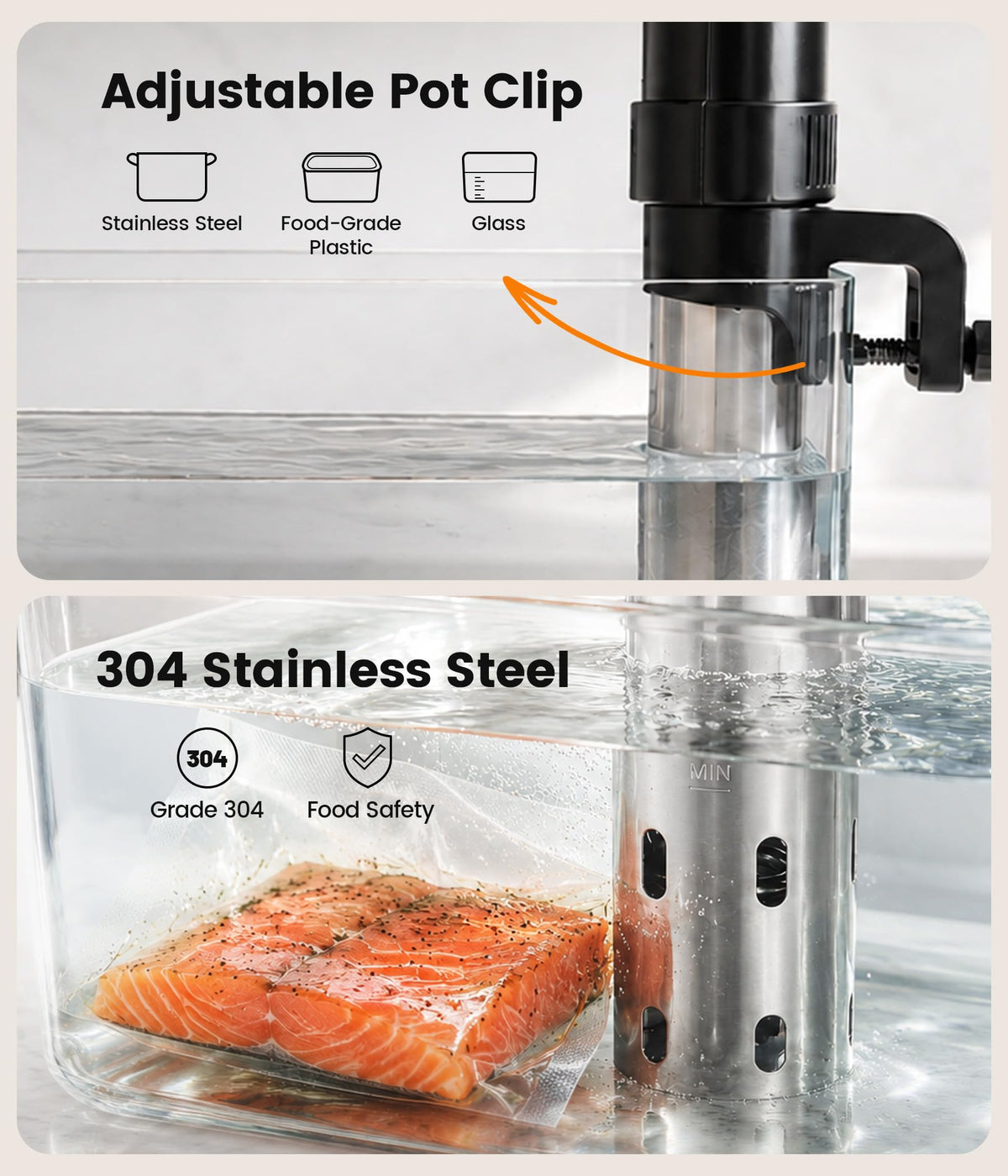 1100W Smart Sous Vide Cooker