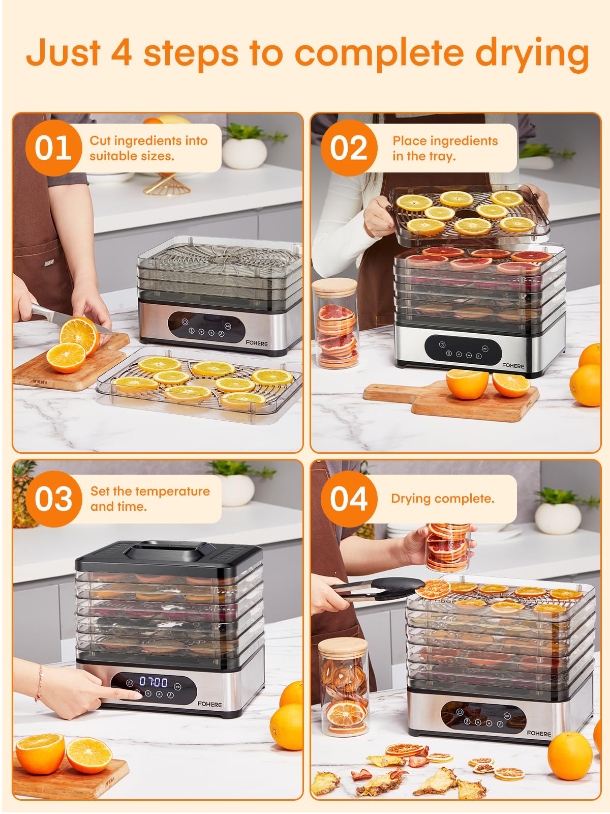 5-Tray Food Dehydrator