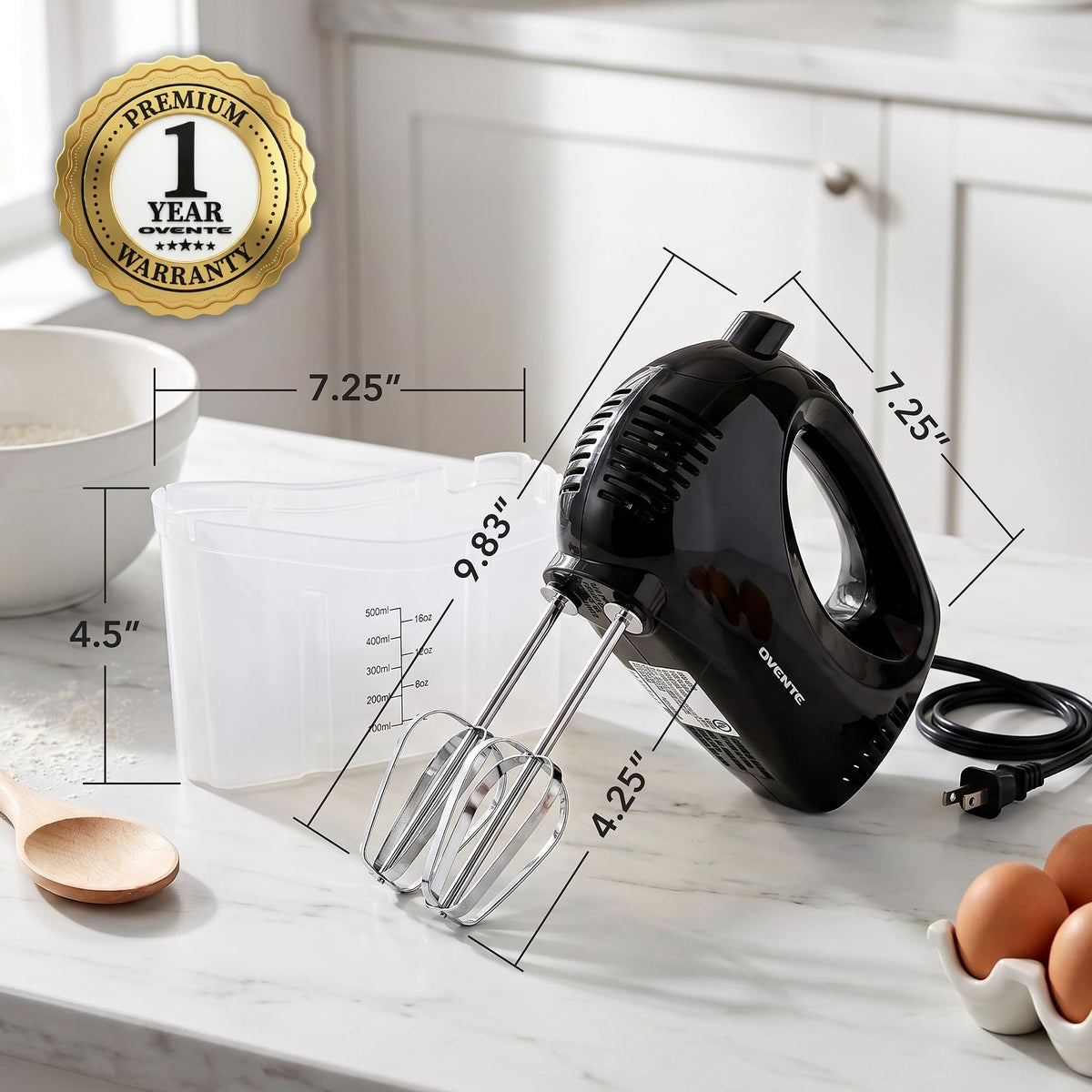 150W 5-Speed Hand Mixer