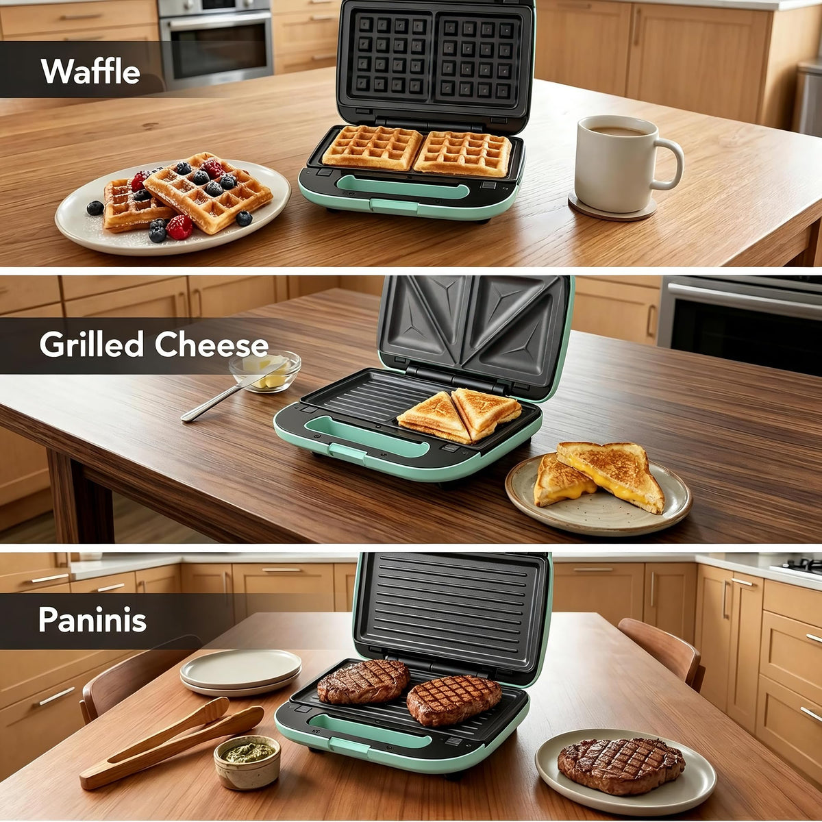 3-in-1 Waffle Maker