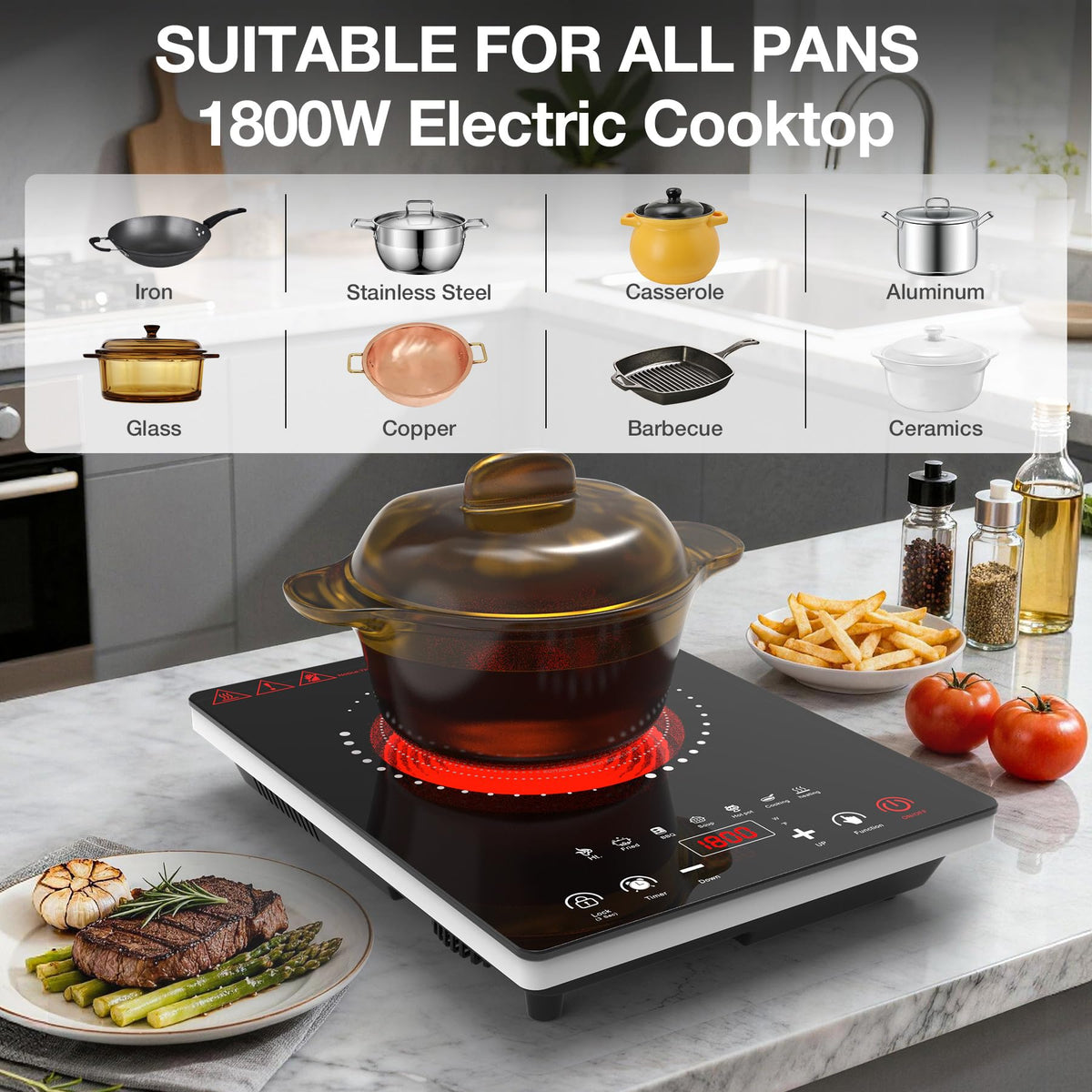 Portable Electric Cooktop