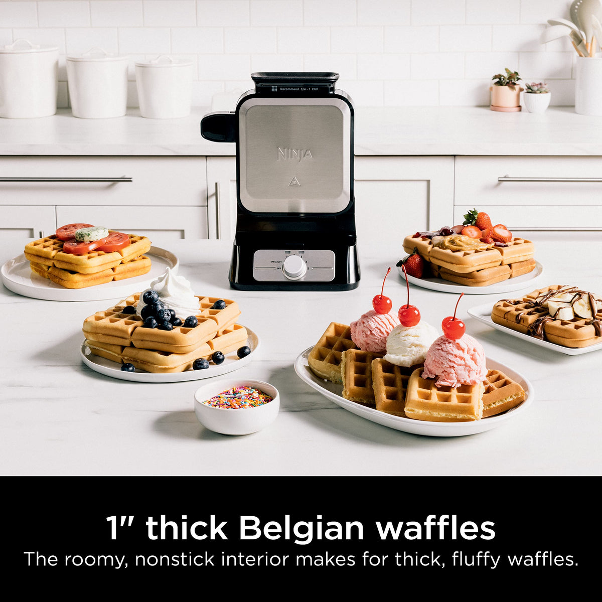 Vertical Belgian Waffle Maker