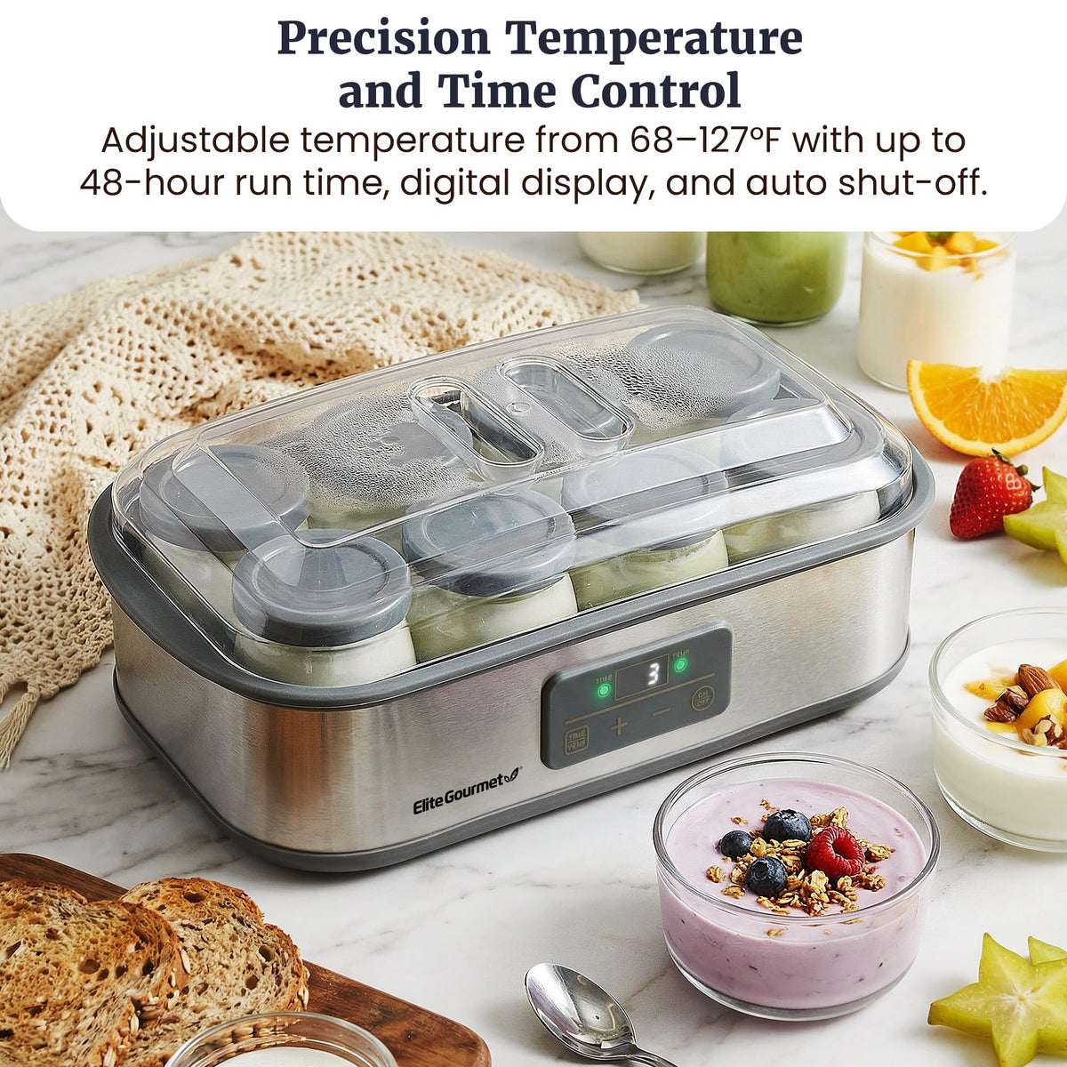 Programmable Multi-Container Yogurt Maker